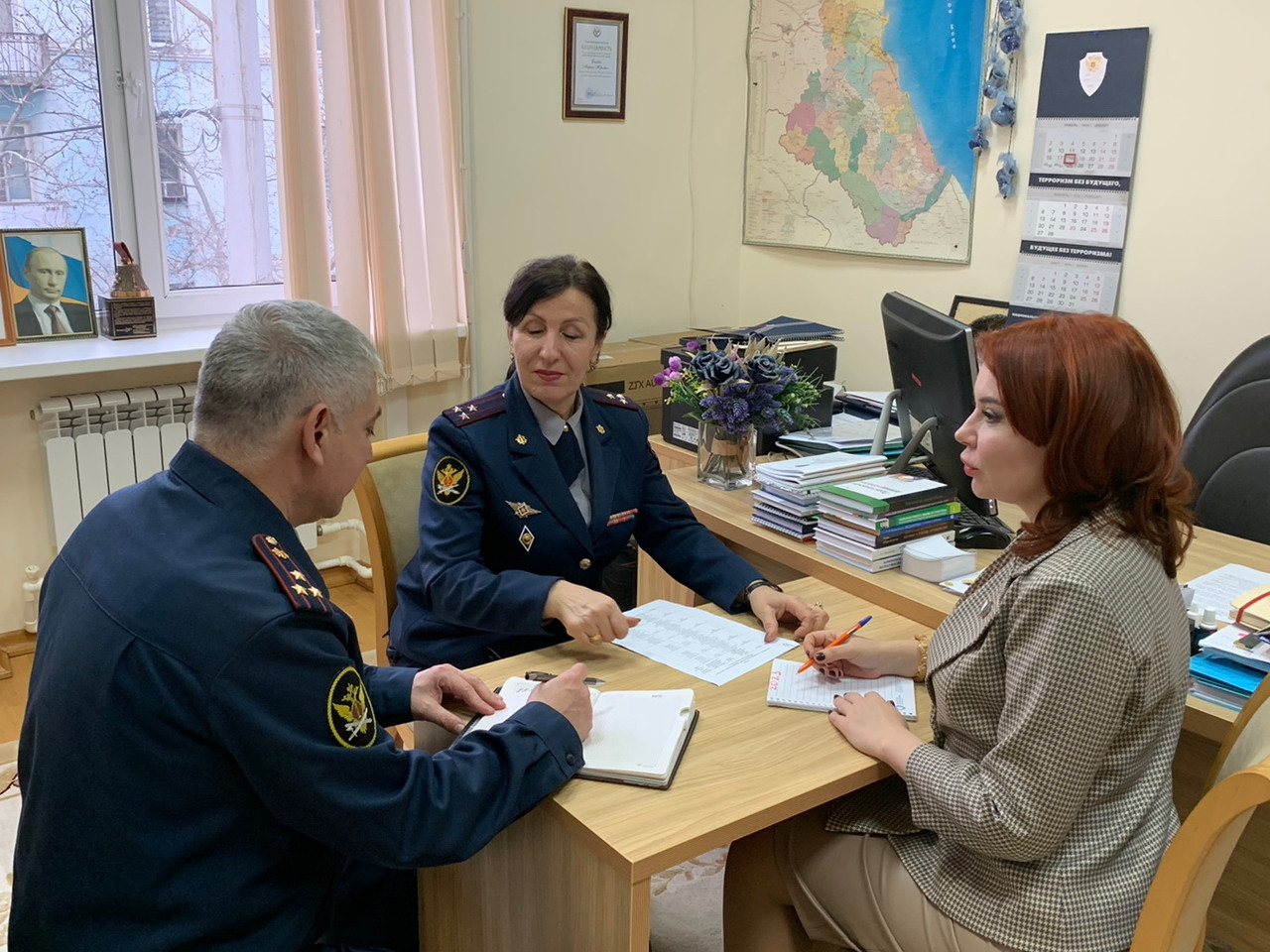Уполномоченный по правам ребенка в РД Марина Ежова провела рабочую встречу с коллегами из УФСИН по РД